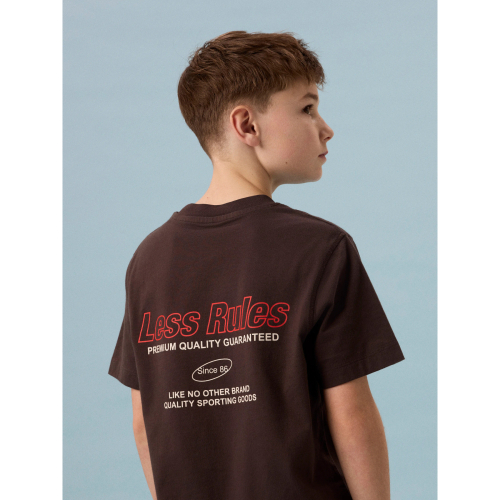 NAME IT T-shirt Jude Chocolate Brown