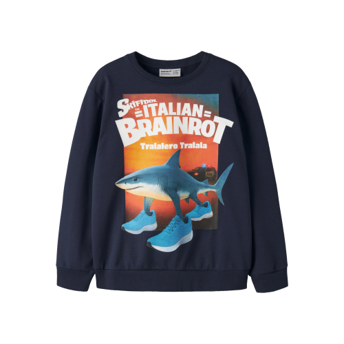 NAME IT Sweatshirt Asper Brainr Navy Blazer