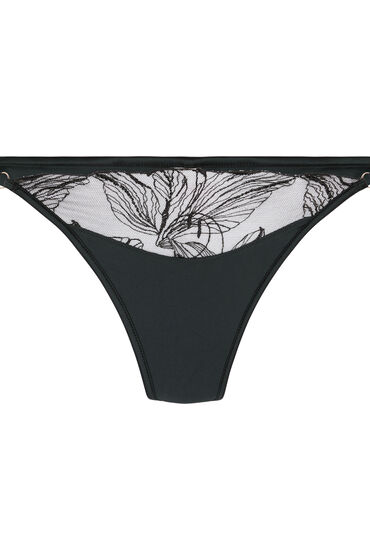 Hunkemöller Stringtrusse med høj benudskæring Ellen Sort