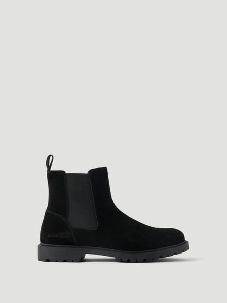 Björn Borg Men's Chelsea Suede Boots Sort, 46