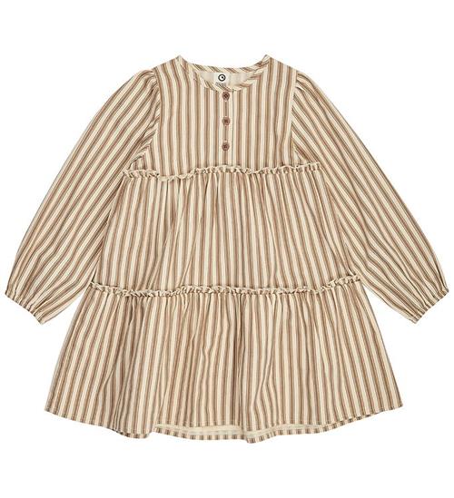 Müsli Kjole l/æ - Woven Stripe - Oak/Walnut