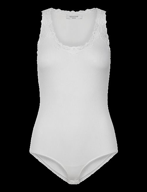 Rosemunde | Silk Bodystocking W/ Lace | M