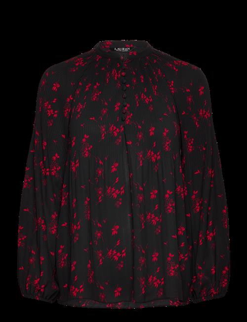 Lauren Ralph Lauren | Floral Pleated Georgette Blouse | XS