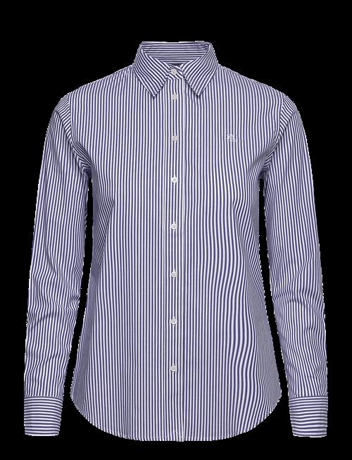 Lauren Ralph Lauren | Classic Fit Striped Cotton Shirt | M