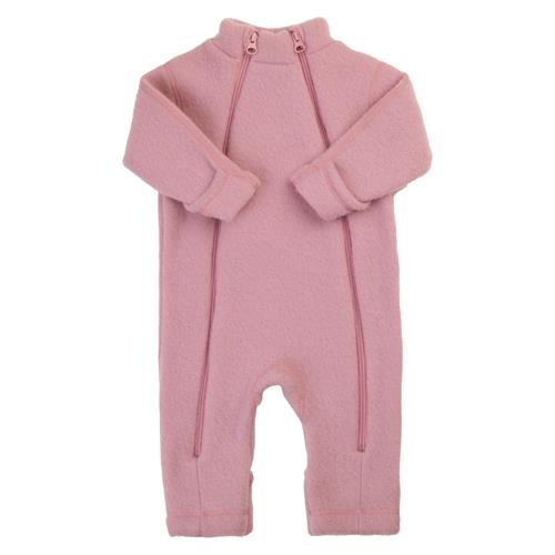 Joha Uld 2 I 1 Jumpsuit Old Rose  Old Rose-70 cm Uld Lyserød  70 cm  Piger