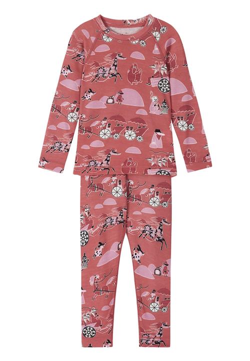Reima Moomin Trivsam Sæt Med Termoundertøj Rose Blush  Rose Blush 104 cm  Brun  104 cm  Piger