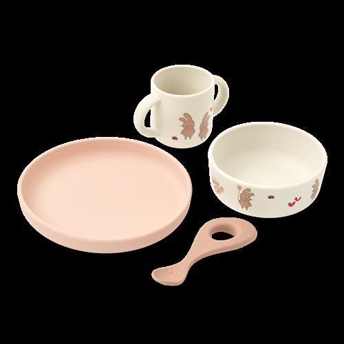 Liewood Vivi Servisesæt Wild Child Rosey  Wild Child Rosey One Size  Lyserød  One Size  Piger