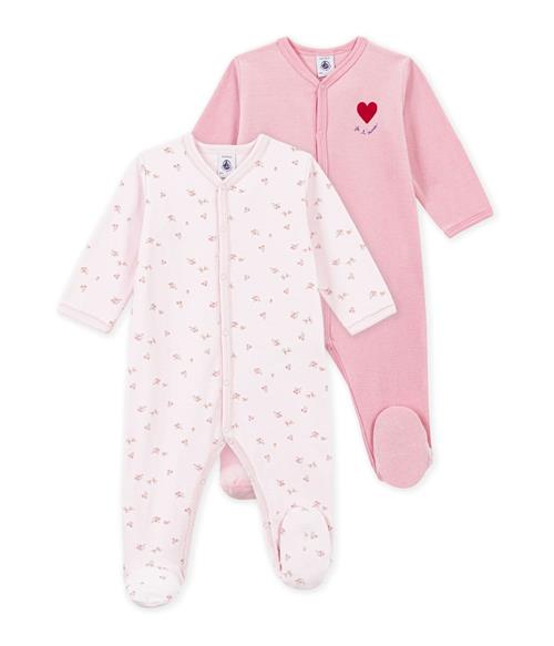 Petit Bateau 2-pc Baby Sleepsuit Variante 1 Variante 1 6 Months  Creme  6 måneder