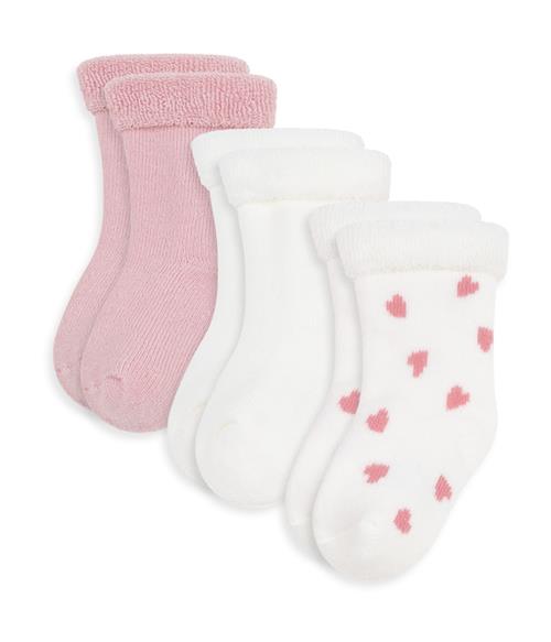 Petit Bateau 3-Pair Baby Socks Variante 1 Variante 1 19-22 EU  Creme  19-22 EU  Piger