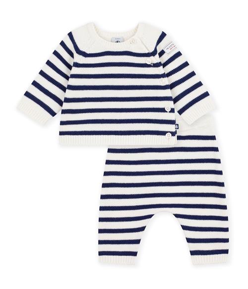 Petit Bateau 2-Piece Baby Set Marshmallow Soir Marshmallow Soir 3 Months  Hvid  3 måneder  Drenge, Piger