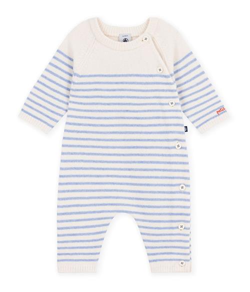 Petit Bateau Long Baby One-Piece Milk Polaire Milk Polaire 18 Months  Hvid  18 måneder  Drenge, Piger