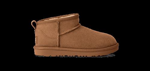 UGG K Classic Ultra Mini Chestnut-35 EU  Brun  35 EU  Drenge, Piger