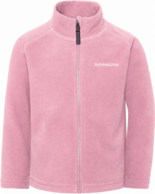 Didriksons Monte Jakke Med Gennemgående Lynlås Oyster Pink  Oyster Pink 110 cm  Lyserød  110 cm  Drenge, Piger