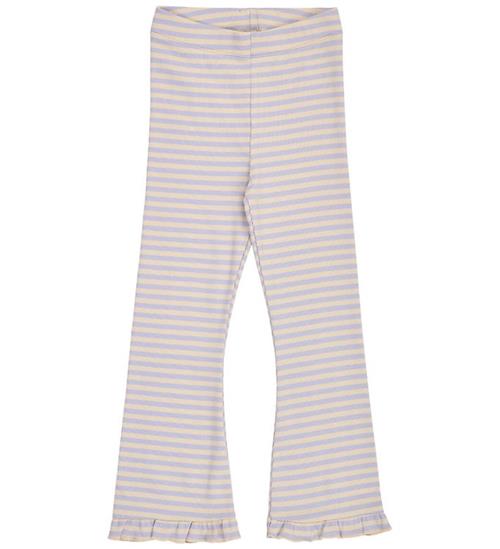 Müsli Bukser - Rib - Fleur Frill Flared - Oak/Mauve