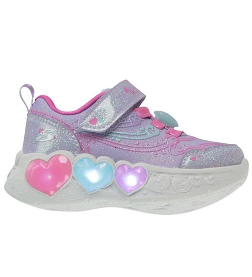 Skechers Blinkesko - Enchanted Heart Lights - Lavender/Multi
