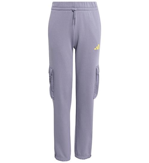 adidas Performance Sweatpants - Slate/Sort/Lilla