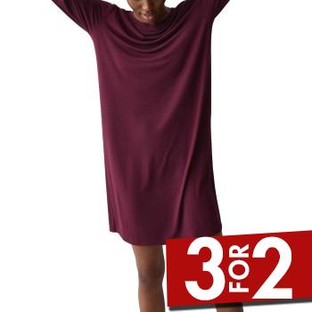 Triumph Amourette NDK LSL Nightdress Mørkelilla modal fibre 40 Dame