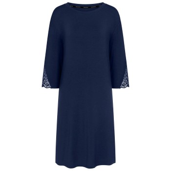 Triumph Amourette NDK LSL Nightdress Marineblå modal fibre 44 Dame