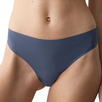 Triumph Trusser Body Make-Up Illusion Lace Highleg Tai Indigoblå 36 Dame