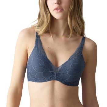 Triumph BH Body Make-Up Illusion Lace WP Indigoblå E 85 Dame