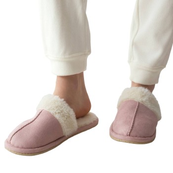 Triumph Closed Toe Slippers Hvid/Rosa polyester Small Dame