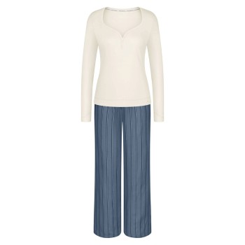 Triumph Elevated Sets PK LSL 01 Hvid/Blå bomuld 44 Dame