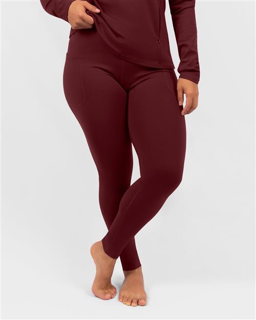 Bea Deep Bordeaux Winter Leggings