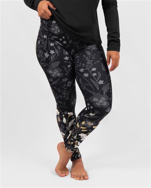 Bea Elegant Floral Winter Leggings