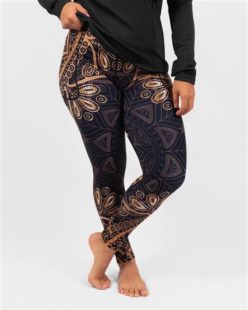 Bea Golden Mandala Winter Leggings