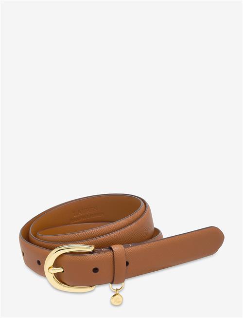 Lauren Ralph Lauren | Charm Crosshatch Leather Belt | XS