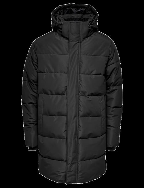 ONLY & SONS | Onscarl Life Long Quilted Coat Otw Noos | L