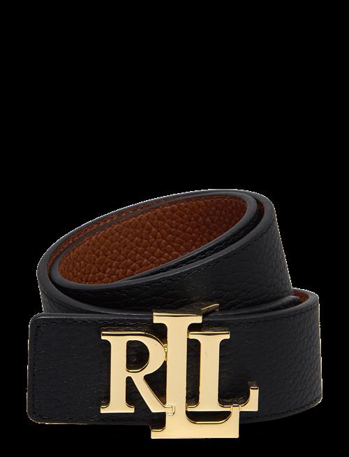 Lauren Ralph Lauren | Logo Reversible Pebbled Wide Belt | XL