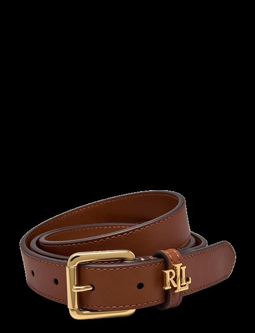 Lauren Ralph Lauren | Logo-Keeper Leather Skinny Belt | L