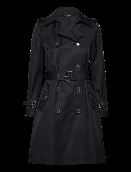Lauren Ralph Lauren | Double-Breasted Cotton-Blend Trench Coat | L