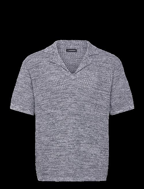 J. Lindeberg | Ethan Open Collar Knit Polo | S