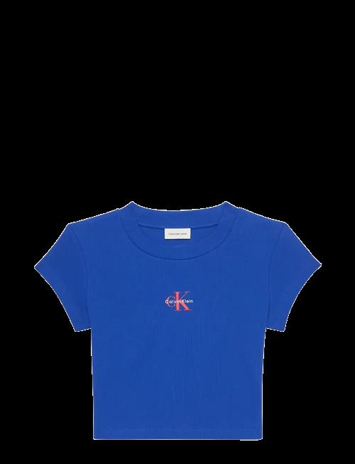 Calvin Klein Jeans | Monologo Baby Rib Tee | XS