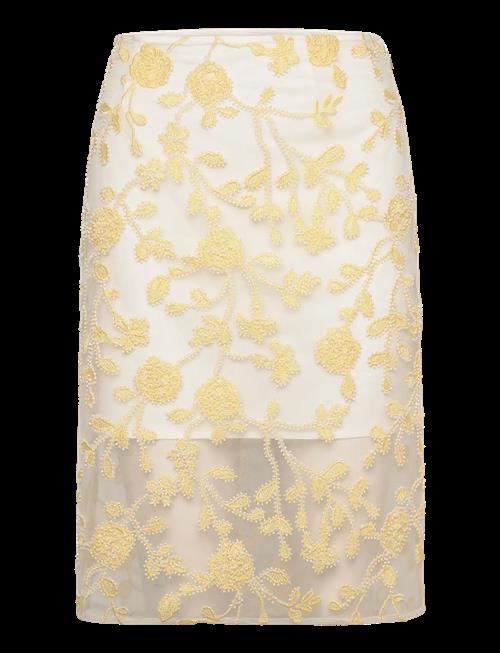 ROTATE | Flower Beads Pencil Skirt | 40