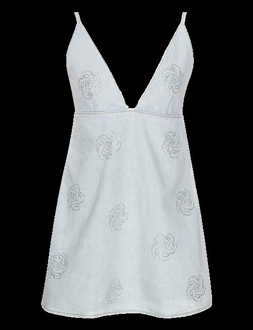 ROTATE | Denim Stud Mini Dress | 36