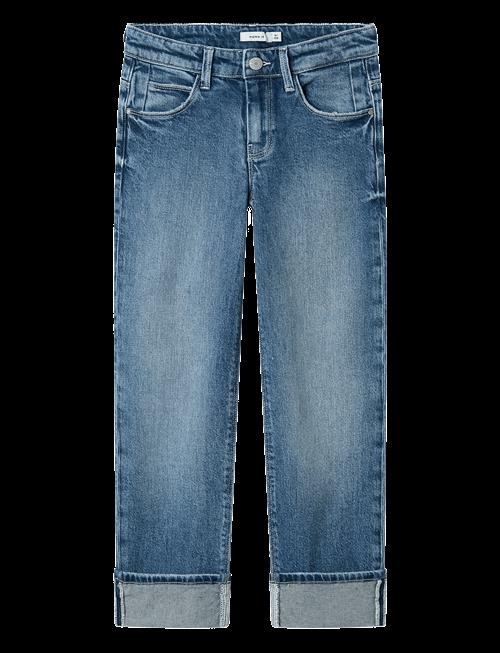 name it | Nkfrose Straight Fold Jeans 4224-Az Noos | 140