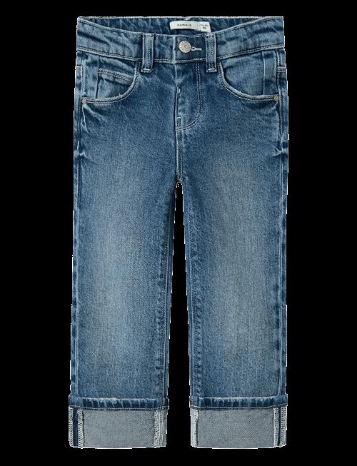 name it | Nmfrose Straight Fold Jeans 4224-Az Noos | 104