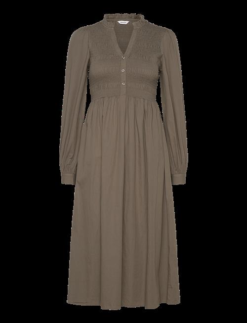 Bubbleroom | V-Neck Cotton Smock Dress | XS
