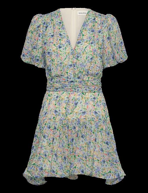 Malina | Lone V-Neck Chiffong Mini Dress | 40