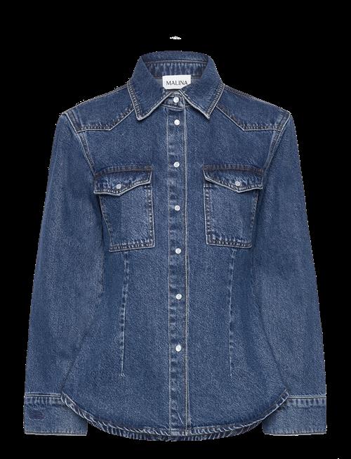 Malina | Anthea Fitted Waist Denim Shirt | 42