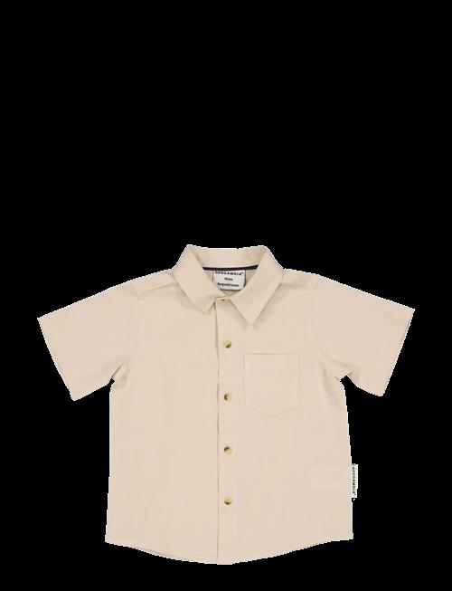 Geggamoja | Linen Shirt Mint | 134/140