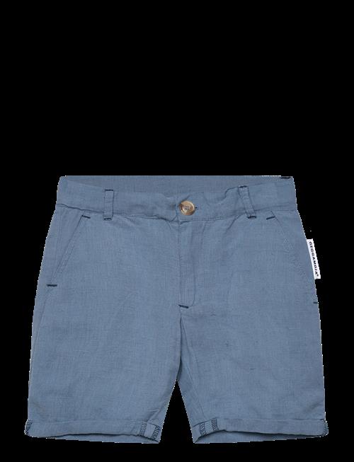 Geggamoja | Linen Shorts Light Blue | 110/116