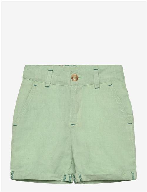 Geggamoja | Linen Shorts Light Blue | 122/128