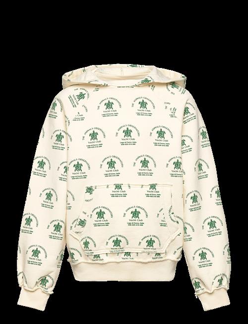 THE ANIMALS OBSERVATORY | Beaver Kid Hoodie White Flowers | 10 Y