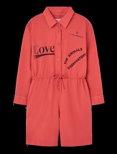 THE ANIMALS OBSERVATORY | Squirrel Kid Short Jumpsuit Red | 6 Y
