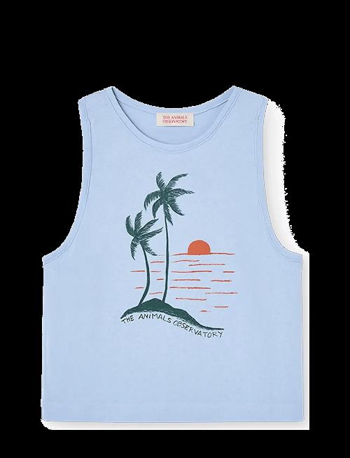 THE ANIMALS OBSERVATORY | Frog Kid Tank Top Soft Blue | 3 Y