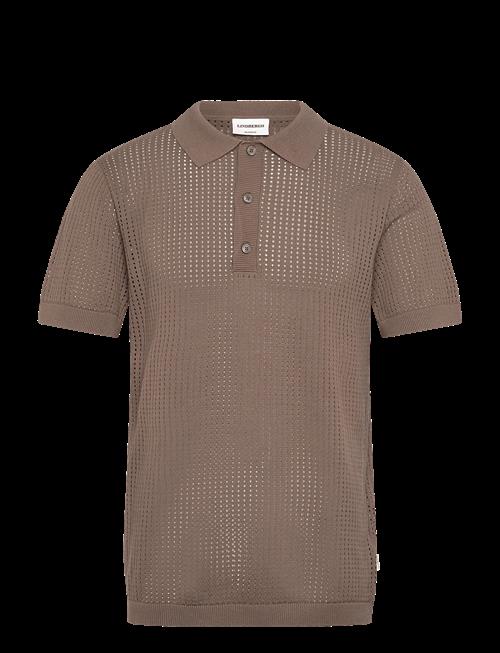 Lindbergh | Crochet Knitted S/S Polo | M